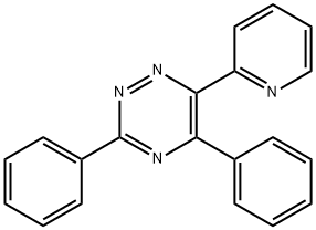 1,2,4-Triazine, 3,5-diphenyl-6-(2-pyridinyl)- 结构式