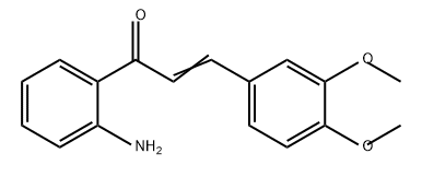 2-Propen-1-one, 1-(2-aminophenyl)-3-(3,4-dimethoxyphenyl)- 结构式