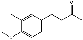 4-(4-甲氧基-3-甲基苯基)丁-2-酮 结构式
