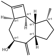 Cyclobut[e]azulen-4-ol, 2a,3,4,5,5a,6,7,8,8a,8b-decahydro-2,8-dimethyl-5-methylene-, (2aR,4S,5aS,8R,8aS,8bR)-rel- (9CI) 结构式