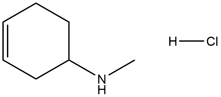 N-methylcyclohex-3-en-1-amine hydrochloride 结构式