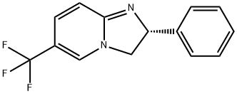 (R)-2-苯基-6-(三氟甲基)-2,3-二氢咪唑并[1,2-A]吡啶 结构式