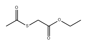 Acetic acid, 2-(acetylthio)-, ethyl ester 结构式