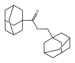 Tricyclo[3.3.1.13,7]decane-1-carboxylic acid, tricyclo[3.3.1.13,7]dec-1-ylmethyl ester 结构式