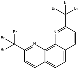 2,9-双(三溴甲基)-1,10-菲咯啉 结构式