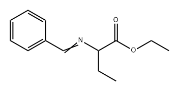 Butanoic acid, 2-[(phenylmethylene)amino]-, ethyl ester 结构式