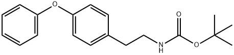 Carbamic acid, N-?[2-?(4-?phenoxyphenyl)?ethyl]?-?, 1,?1-?dimethylethyl ester 结构式