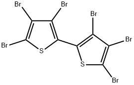 2,2'-Bithiophene, 3,3',4,4',5,5'-hexabromo- 结构式