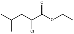 Pentanoic acid, 2-chloro-4-methyl-, ethyl ester 结构式