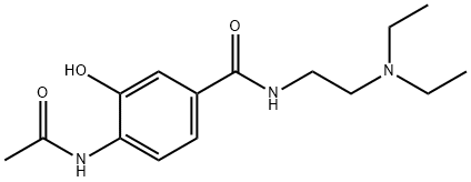 N-acetyl-3-hydroxyprocainamide 结构式