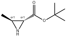 2-?Aziridinecarboxylic acid, 3-?methyl-?, 1,?1-?dimethylethyl ester, (2R,?3S)?-?rel- 结构式