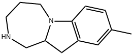 1H-[1,4]Diazepino[1,2-a]indole,2,3,4,5,11,11a-hexahydro-9-methyl-(9CI) 结构式