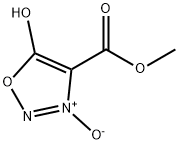 1,2,3-Oxadiazole-4-carboxylicacid,5-hydroxy-,methylester,3-oxide(9CI) 结构式