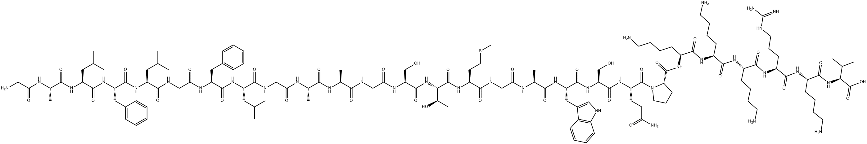 两亲性多肽MPG PEPTIDES, PΒ 结构式