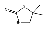 5,5-二甲基噻唑烷-2-酮 结构式