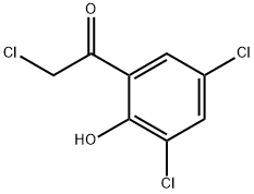 Ethanone, 2-chloro-1-(3,5-dichloro-2-hydroxyphenyl)- 结构式