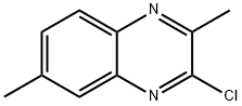 3-Chloro-2,6-dimethylquinoxaline 结构式