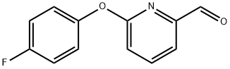6-(4-Fluorophenoxy)picolinaldehyde 结构式