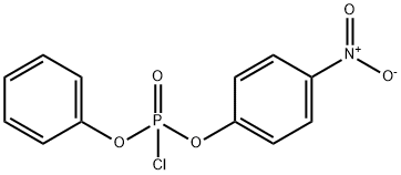 Phosphorochloridic acid, 4-nitrophenyl phenyl ester 结构式