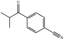 Benzonitrile, 4-(2-methyl-1-oxopropyl)- 结构式