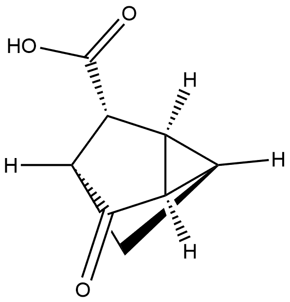 Tricyclo[2.2.1.02,6]heptane-3-carboxylic acid, 5-oxo-, (1R,2S,3R,4S,6R)-rel- (9CI) 结构式