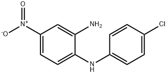 1,2-Benzenediamine, N1-(4-chlorophenyl)-4-nitro- 结构式