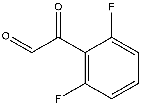 2,6-二氟-A-氧-苯乙醛, 结构式