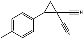 1,1-Cyclopropanedicarbonitrile, 2-(4-methylphenyl)- 结构式