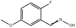 Benzaldehyde, 2-fluoro-5-methoxy-, oxime 结构式