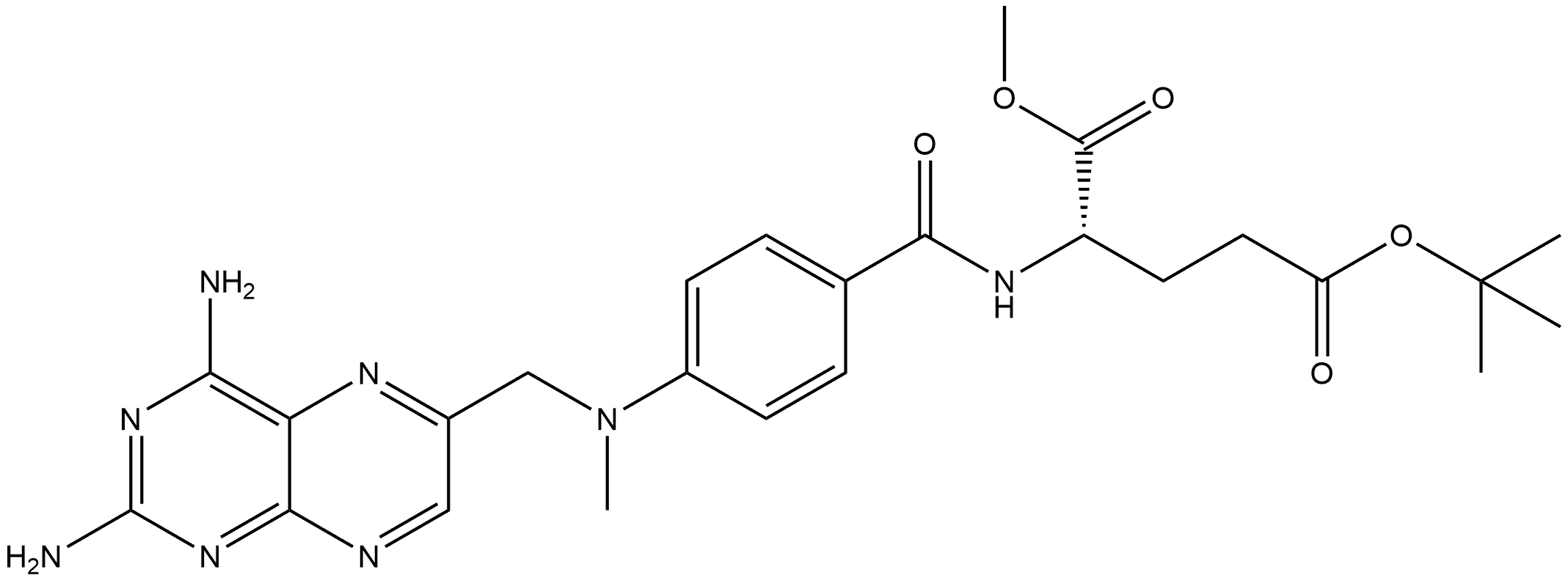 甲氨蝶呤杂质 结构式