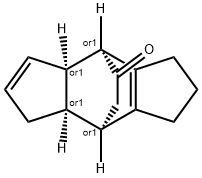 4,8-Ethano-s-indacen-9-one,1,2,3,4,4a,5,7a,8-octahydro-,(4R,4aS,7aR,8S)-rel-(9CI) 结构式