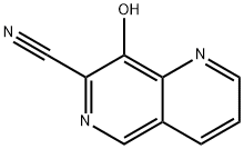 1,6-Naphthyridine-7-carbonitrile, 8-hydroxy- 结构式