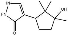 3H-Pyrazol-3-one,1,2-dihydro-4-(3-hydroxy-2,2,3-trimethylcyclopentyl)-(9CI) 结构式
