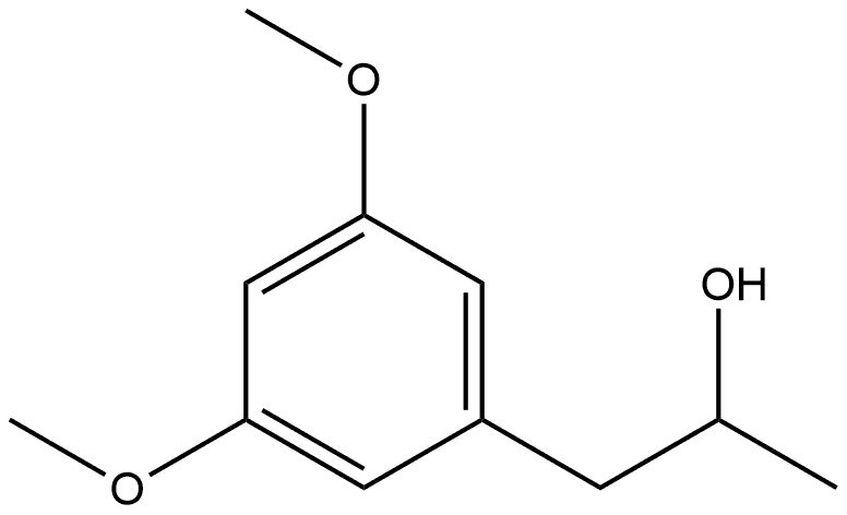 Benzeneethanol, 3,5-dimethoxy-α-methyl- 结构式