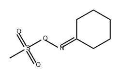 Cyclohexanone, O-(methylsulfonyl)oxime 结构式