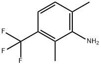 2,6-二甲基-3-(三氟甲基)苯胺 结构式