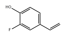 Phenol, 4-ethenyl-2-fluoro- 结构式