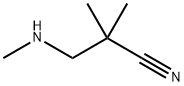 2,2-二甲基-3-(甲氨基)丙腈 结构式
