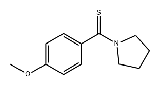 (4-甲氧基苯基)- 1-吡咯烷基-甲硫醇 结构式