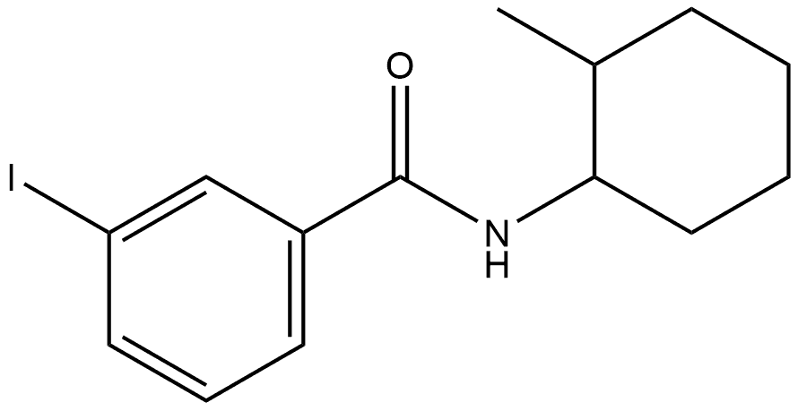 3-Iodo-N-(2-methylcyclohexyl)benzamide 结构式