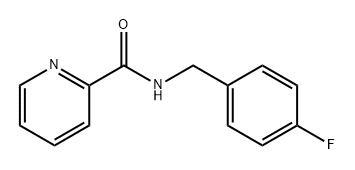 2-Pyridinecarboxamide, N-[(4-fluorophenyl)methyl]- 结构式