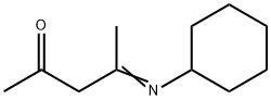 (E)-4-(环已基胺基)戊烷-乙-酮 结构式