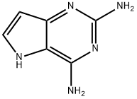 5H-吡咯并[3,2-D]嘧啶-2,4-二胺 结构式