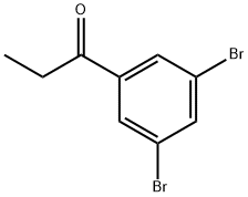 1-Propanone, 1-(3,5-dibromophenyl)- 结构式