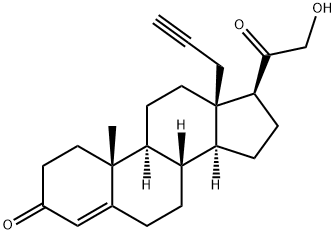 18-ethynyldeoxycorticosterone 结构式