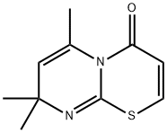 4H,?8H-?Pyrimido[2,?1-?b]?[1,?3]?thiazin-?4-?one, 6,?8,?8-?trimethyl- 结构式