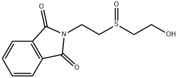 2-(2-((2-hydroxyethyl)sulfinyl)ethyl)isoindoline-1,3-dione 结构式