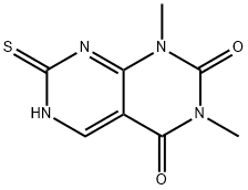 Pyrimido[4,?5-?d]?pyrimidine-?2,?4(1H,?3H)?-?dione, 6,?7-?dihydro-?1,?3-?dimethyl-?7-?thioxo- 结构式