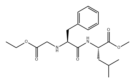 L-Leucine, N-[N-(2-ethoxy-2-oxoethyl)-L-phenylalanyl]-, methyl ester (9CI) 结构式