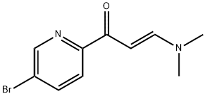 2-Propen-1-one, 1-(5-bromo-2-pyridinyl)-3-(dimethylamino)-, (2E)- 结构式